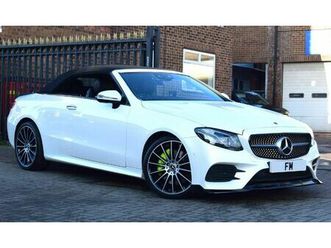 mercedes-benz e class 3.0 e400 v6 amg line (premium plus) cabriolet g-tronic+ 4matic euro 6 (start/stop) 2dr