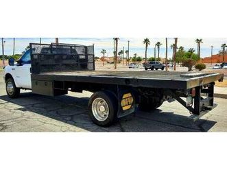 2004 ford f550 6.0 powerstroke v8 turbo diesel 2wd flatbed dually