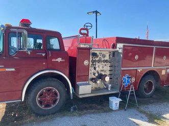 1985 ford grumman 1985 fire truck