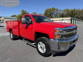 2016 chevrolet silverado k2500 8' utility service truck, 4x4, 73k mile