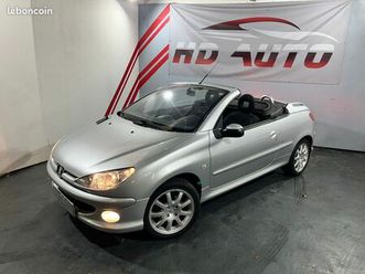 peugeot 206cc / régulateur / clim auto / jbl / jantes alu / …