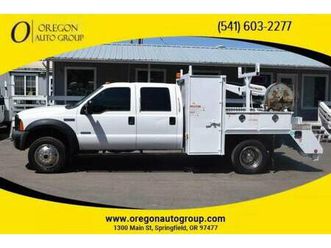 2006 ford f550 mechanics service truck 6.0l diesel 3200lb crane 4x4 4w