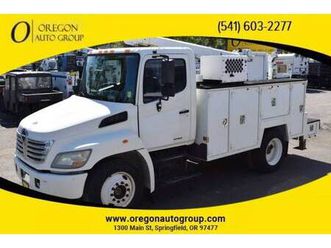 2008 hino 258 mechanics service truck w crane, air comp, low miles!!!!