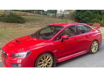 2014 subaru wrx rouge manuel, 6 vitesses conduite à gauch...