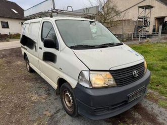 toyota hiace 2.5 td kasten d4d scheckheftgepflegt