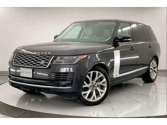 used 2018 land rover range rover 5.0l supercharged lwb