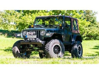 jeep wrangler sahara 4.0 tj softtop *asp*winde*bügel*