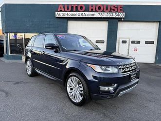 used 2017 land rover range rover sport 3.0l supercharged hse