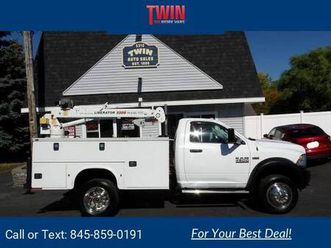 2016 ram 4500 open utility/service/mechanics truck w/crane pickup