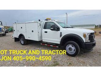 2019 ford f-550 4wd 11ft mechancs lube service utility bed truck 6.8l