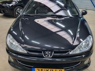 peugeot 206 2.0 16v cc 2004 zwart — peugeot — marktplaats