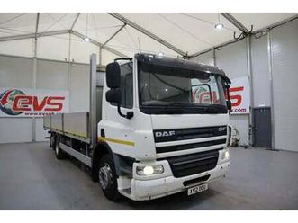2012 (12 plate) daf cf75.250 dropside 6x2 euro 5 flatbed