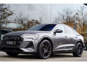 audi e-tron sportback 55 quattro s edition 95 kwh | panorama dak | black edition | 1e eigenaar