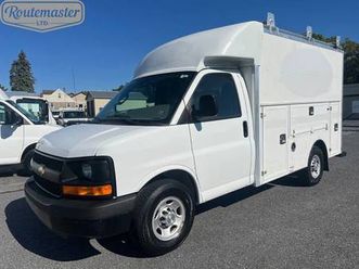 2016 chevrolet express 3500 cutaway 10' utility service plumbers van t