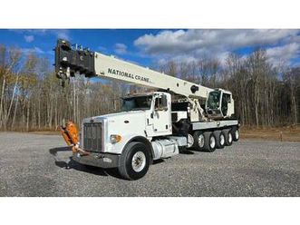2014 peterbilt 367 tri-a 16k mls| national nbt45 ton 190' aerial crane