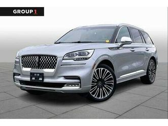 used 2022 lincoln aviator black label awd
