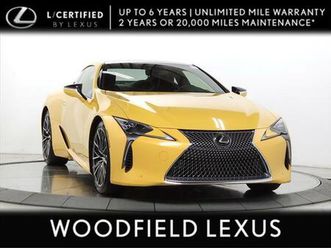 certified 2024 lexus lc 500 base