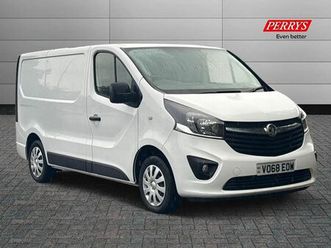 vauxhall vivaro 2700 1.6cdti biturbo 125ps sportive h1 van