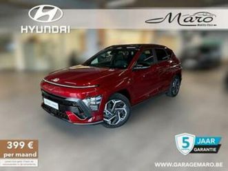 ② hyundai kona 1.6gdi hybride shine n-line sensation plus | st — hyundai — 2ememain