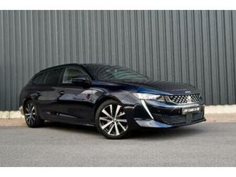 ② peugeot 508 gt line 1.5hdi/cuir, led, 360 cam, carplay, — peugeot — 2ememain