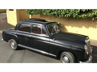 1957 mercedes ponton noir manuel conduite à gauche in cle...