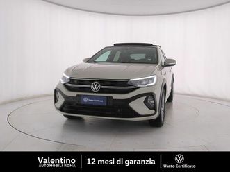volkswagen taigo 1.0 tsi 110 cv dsg r-line del 2023 usata a roma