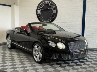 2012 bentley continental 6.0 flexfuel gtc auto 6spd 4wd euro 5 2dr bi-fuel