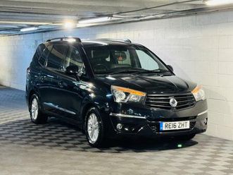 2016 ssangyong turismo 2.2 ex 5dr tip auto mpv diesel automatic