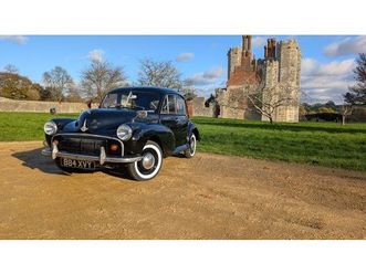 1953 morris minor noir manuel, 4 vitesses conduite à droi...