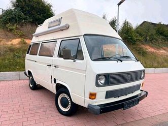 volkswagen t3 1.9 syro moby dick hochdach camper wohnmobil boxer