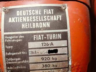 fiat 126 steinwinter 250 cm 1973 gogo figo okazja dwusuw kostrzyn - sprzedajemy.pl