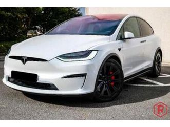 ② tesla model x plaid 1020ch fsd 4 turbine awd garantie — tesla — 2ememain