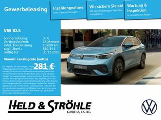volkswagen id.5 pure 125 kw *bestandsleasing*