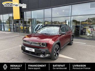 renault r 4 e-tech electrique 150 ch autonomie confort techno
