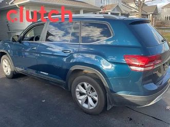 2019 volkswagen atlas comfortline awd w/ apple carplay, heated f