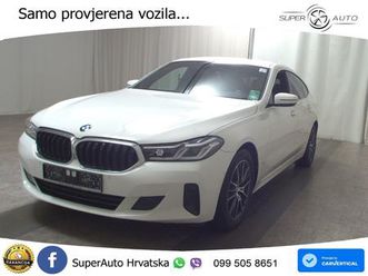 bmw 620d gran turismo aut. 190 ks, led+virt+gr sjed+kam+park, 2021 god.