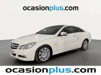 mercedes-benz e 220 cdi coupe blue efficiency avantgarde (170 cv) paquete amg