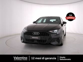 audi a3 sportback 35 tfsi s tronic business del 2022 usata a roma
