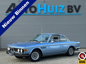 bmw 3.0 cs coupé automaat fjord blau sharknose gerestaureerd en alle historie aanwezig