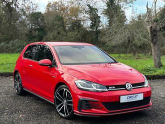 2017 volkswagen golf 2.0 tdi gtd 184bhp red 3 door mk7.5 facelift fsh ulez