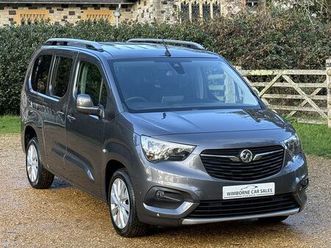 2020 vauxhall combo life 1.5 elite xl
