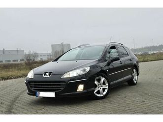 peugeot 407 sw doinwestowany skóry jbl klima tempomat solar navi bdb wągrowiec • olx.pl
