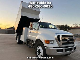 2015 ford f-750 supercab 6.7 cummins chipper dump