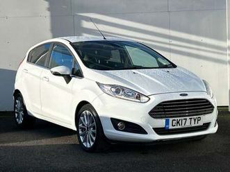 2017 ford fiesta 1.0t ecoboost titanium x hatchback 5dr petrol powershift euro 6 (100 ps) hatchba...