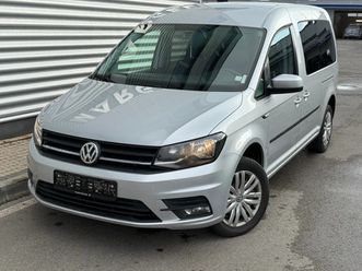 vw caddy maxi+ 7места+ 1собственик+ euro6b