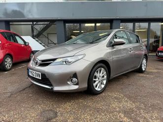 toyota auris 1.33 dual vvti icon 5dr - one owner - ftsh - air con - alloys - rear camera