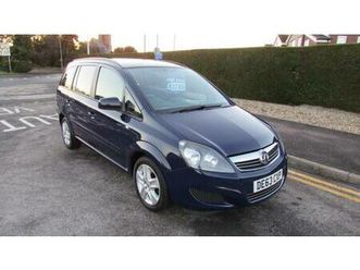 2013 vauxhall zafira 1.6i [115] exclusiv 5dr mpv petrol manual