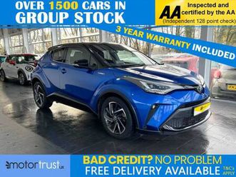 2020 toyota c-hr 1.8 vvt-h dynamic suv 5dr petrol hybrid cvt euro 6 (start/stop) (122 ps) full toyo hatc...