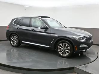 2019 bmw x3 xdrive30i leather, panoramic sunroof, lane departure