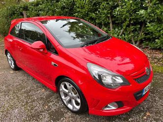 2013 vauxhall corsa vxr 1.6t 16v 3dr red low mileage standard